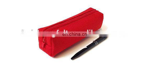 Round Felt Stationery Pouch Bag Case for students