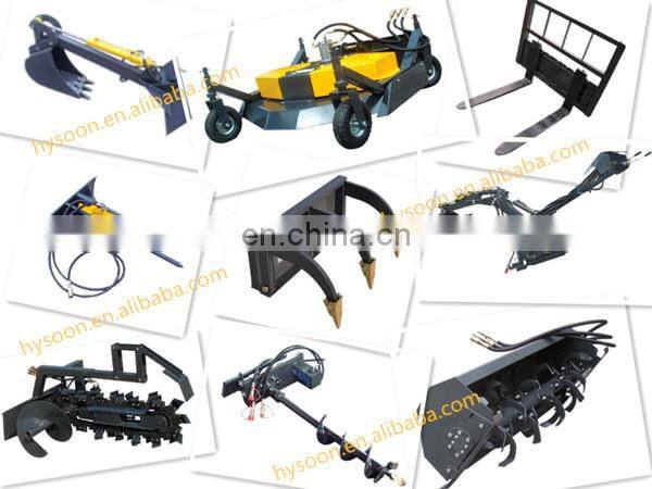 HYSOON compact backhoe loader