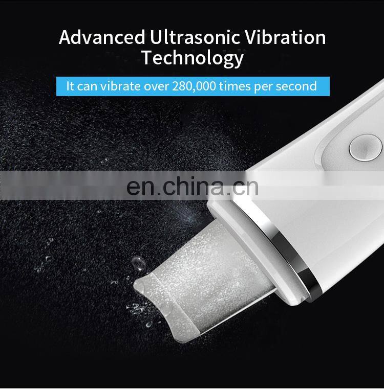 Mini skin scrubber facial ultrasonic scaler for beauty