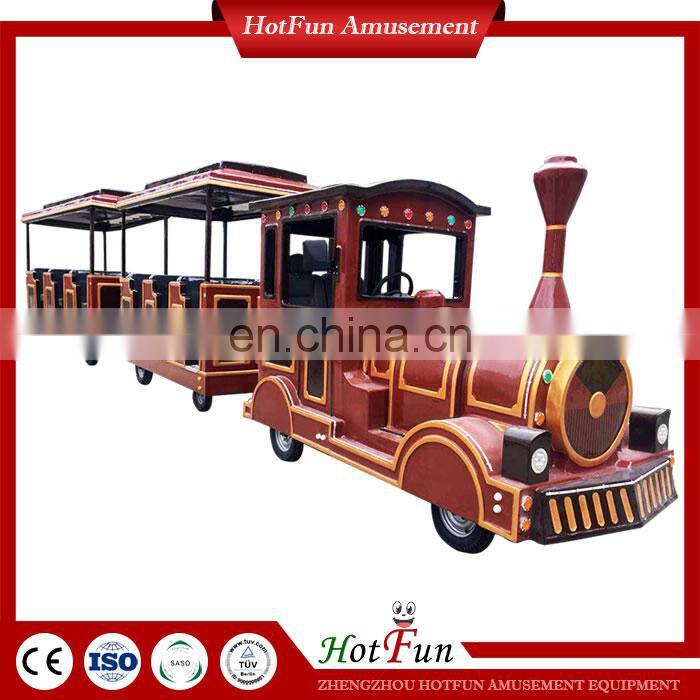 18 seats trackless train amusement ridse equipment children's electric train for sale