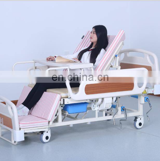 Cheap abs plastic side rail Icu Clinic Multi-function Hospital equipment Medical Electric Bed prices