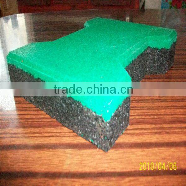 Brick walkway safety rubber flooring/horse way rubber brick