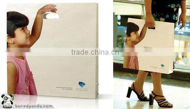 manufactory OEM shopping paper bag packaging
