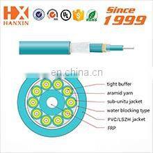 High quality Anti -rodent fire resist 2/4/6 core fiber optic cable