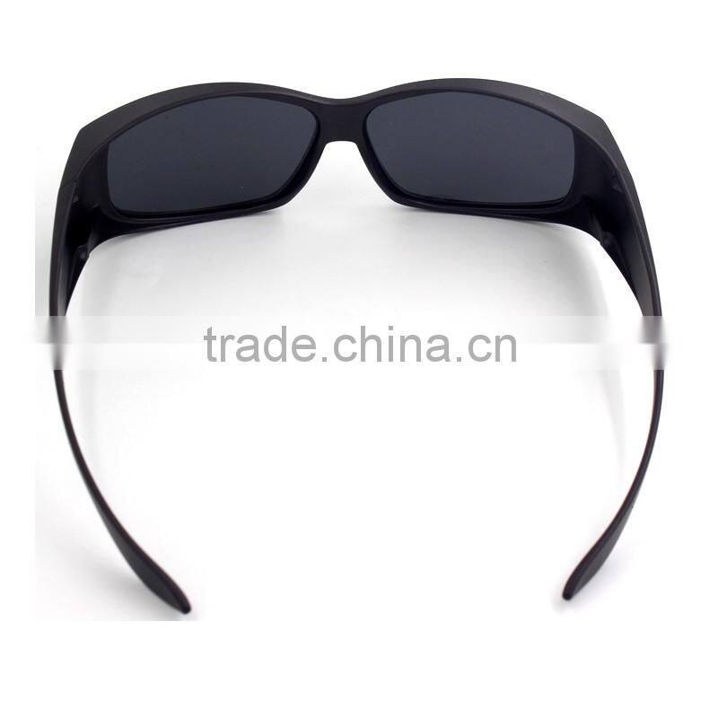 Vintage custom frame dark lens sunglasses black frame cycling driving fishing running riding outdoor sports