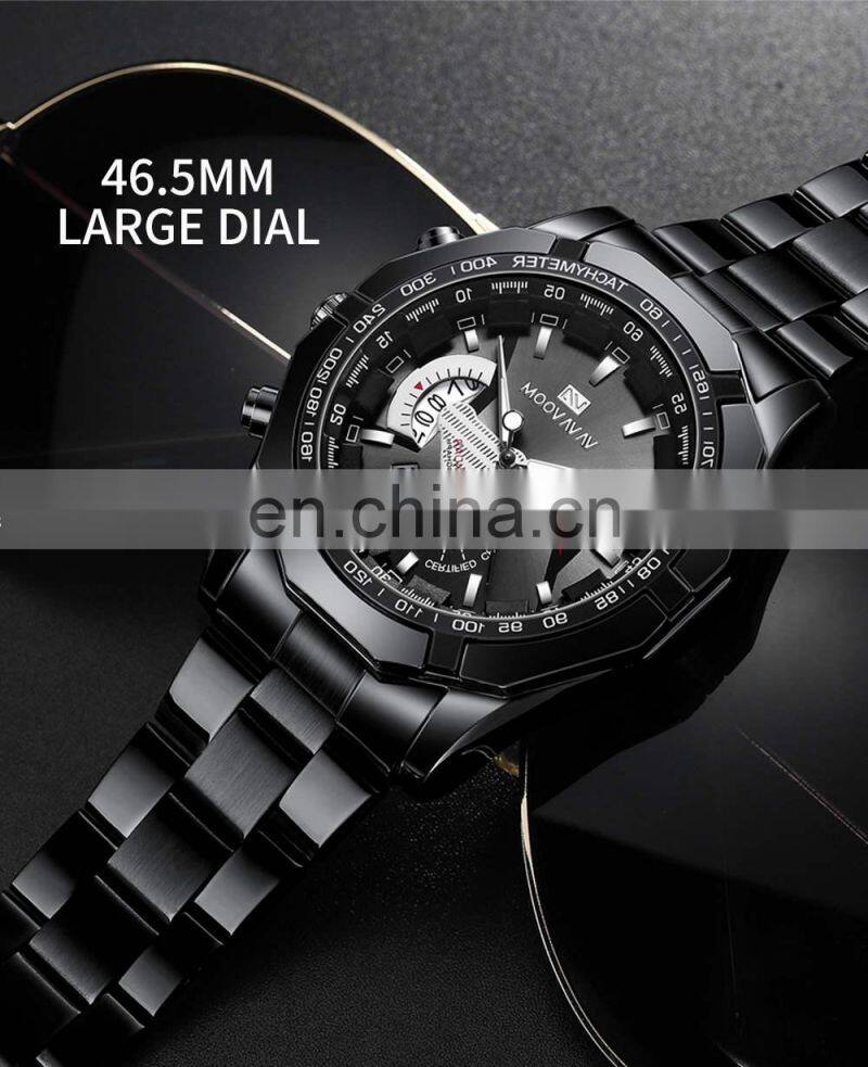 VA VA VOOM 238 New hot sale Quartz watch for men Stainless Steel Luxury Men Watch