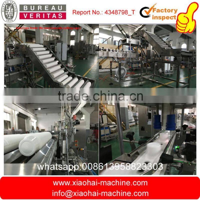 Full Automatic Half Full Body Cap Cup Bowl Container PVC PET Shrink Label Sleeving Machine