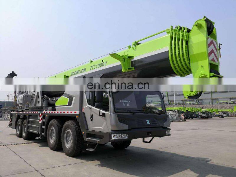 Zoomlion 100 Ton Pickup Truck Crane With Cable Winch ZTC1000