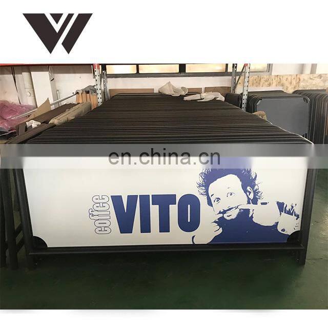 Portable Wind Breaker Advertising barrier crowd control stand