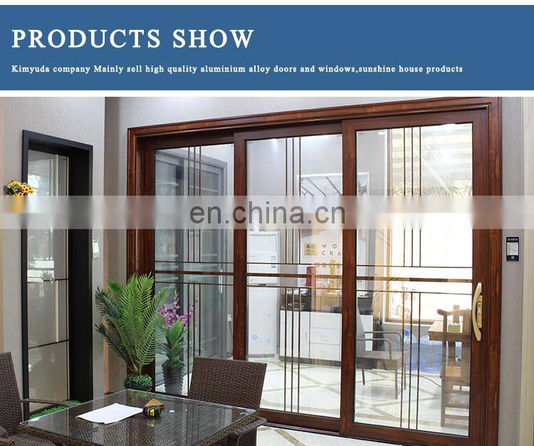 australian slide aluminum door kitchen glass thermal break sliding patio doors