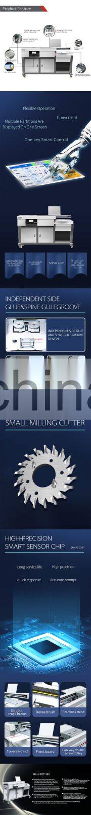 Samsmoon Top Quality Max Binding Length 460Mm Electric Hot Glue Book Binding Machine