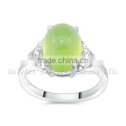 factory price jade sterling silver 925 ring