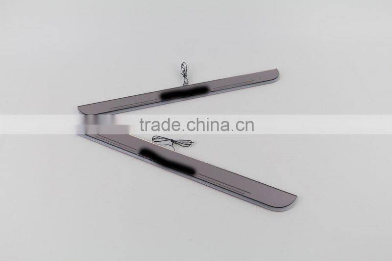 For E70 led moving flash sill scuff sill plate light new car styling door sill plate light auto spare accessory lamp