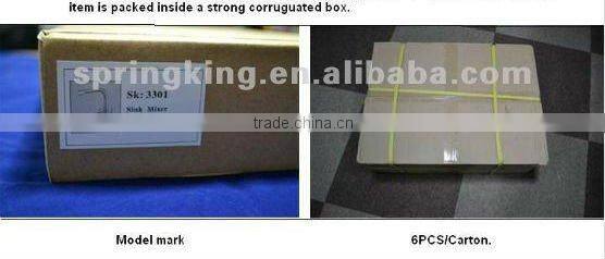 Brass body Load lead Three Way Sink Taps