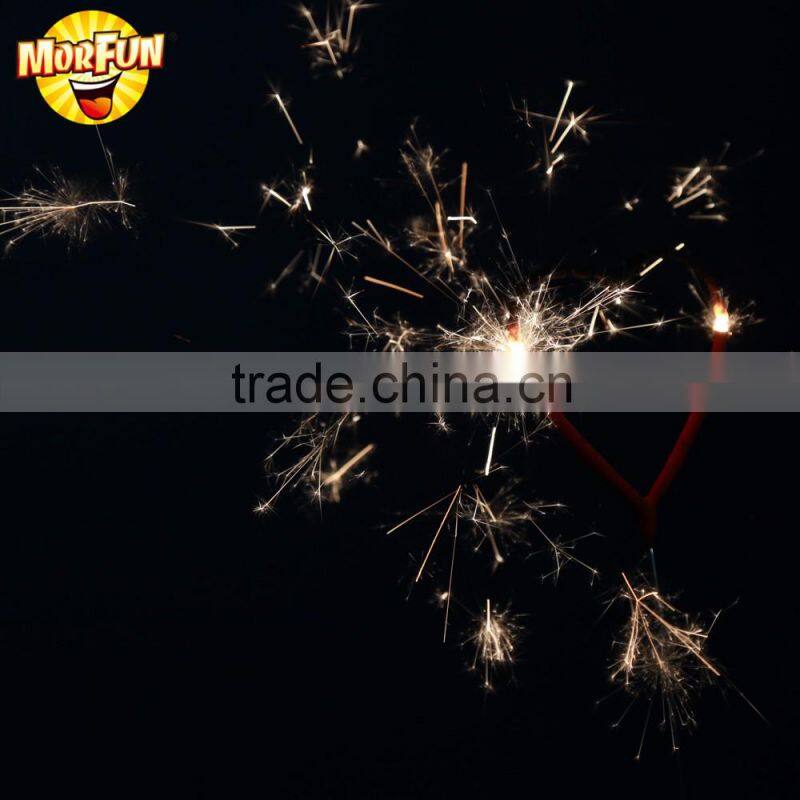 High Quality party supplies san outdoor sparklers heart shaped wedding sparklers