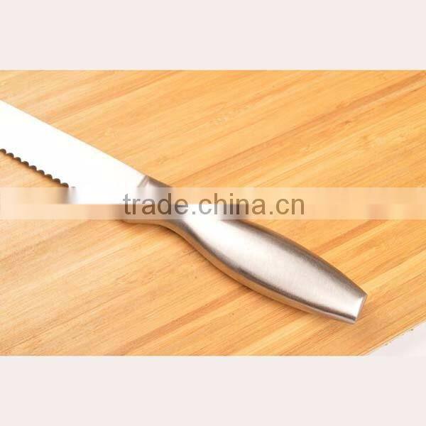 High quality full stainless steel serrated bread slicer knife cake knife bread knife blades