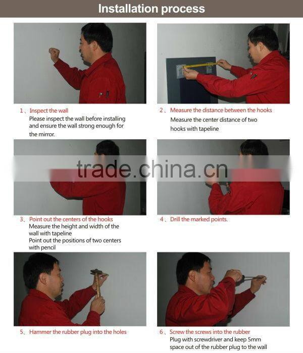 Dressing mirror 4mm high reflective full length dressing glass mirror