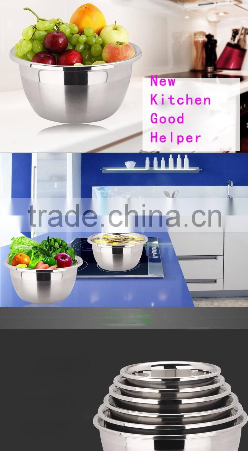 big fruit basin/ stainless steel vegetable container/ kitchen accessories