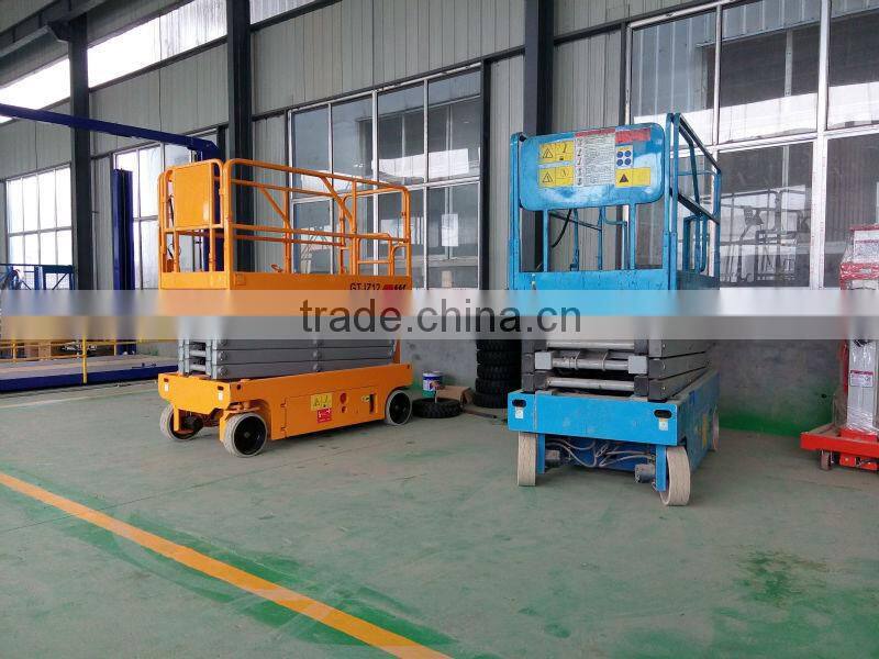 Outdoor and indoor used Self propelled lift platform for sale
