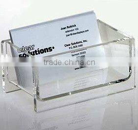 clear /colored Acrylic business name card case/card holder