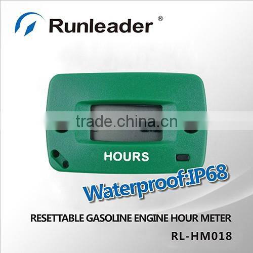 100% Waterproof Digital Hour Meter Used For Motorcycle,Motocross,ATV,Dirt Bike,Snowmobile,Generator,Marine,Ski