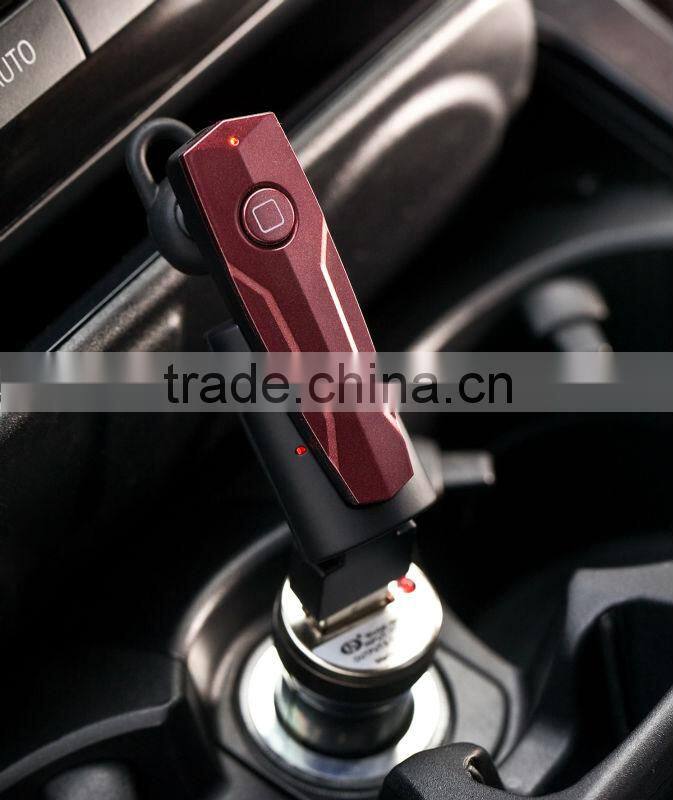 Wireless phone headset, car bluetooth headset with holder and charging dock