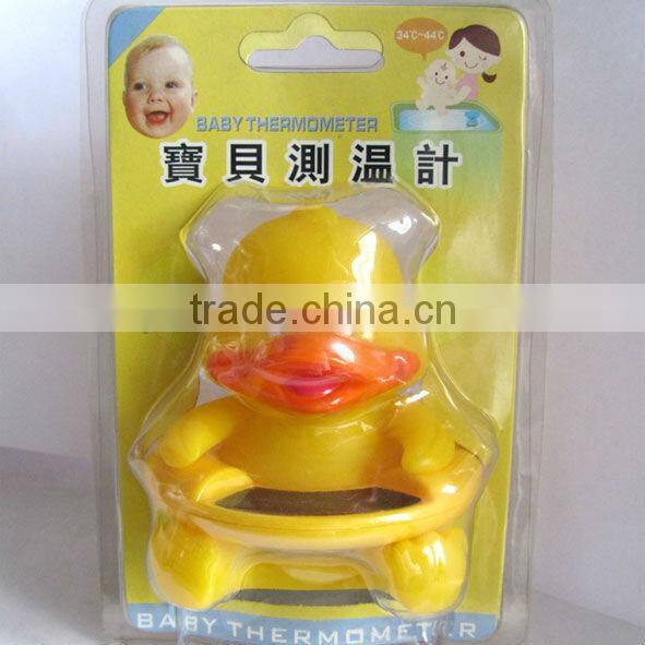 Baby water bath thermometer with cartoon tiger various shape