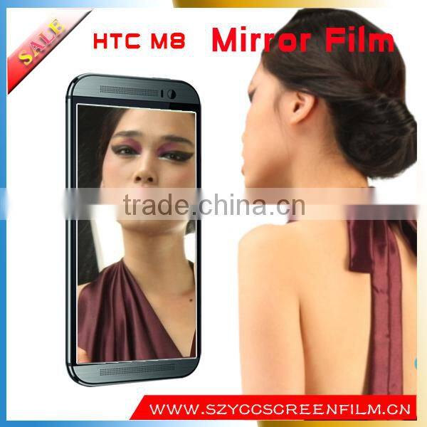 professional mirror screen protector/guard for HTC One M8 mobile