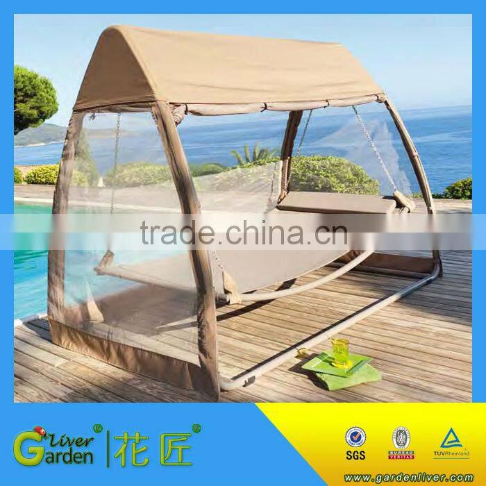 swinging outdoor hammock screen rocking double hammock