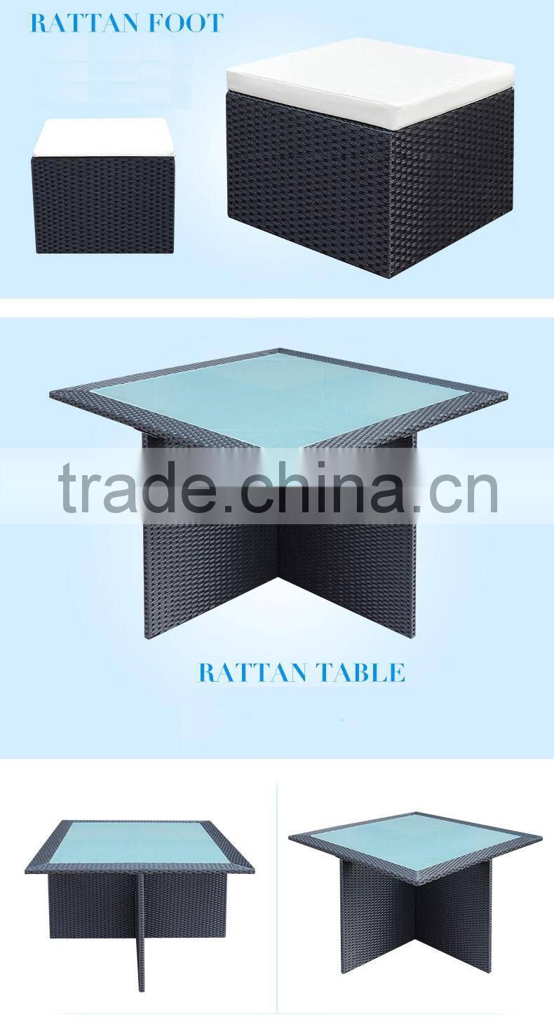 Gardeners Eden Furniture Wicker Outdoor Rattan Patio Garden Room Rattan Furniture Set