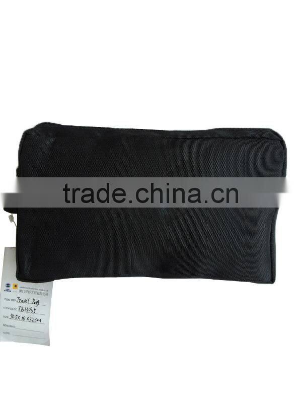 personalized convenient black foldable travel kit bag