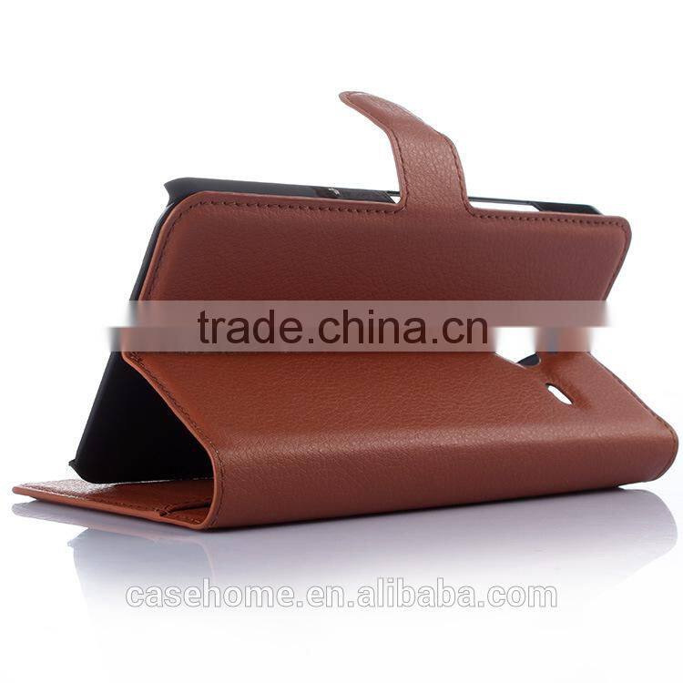 new arrival lichee pattern soft wallet stand leather case for nokia lumia 930