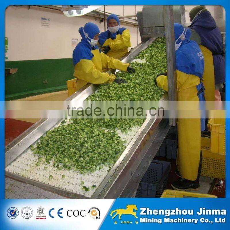 Adjustable speed vegetable belt conveyor price
