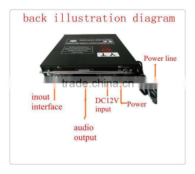 china tube amplifier YT-K06 with LCD (LRC)display/USB/TF card+ YT-K06/mp3 player