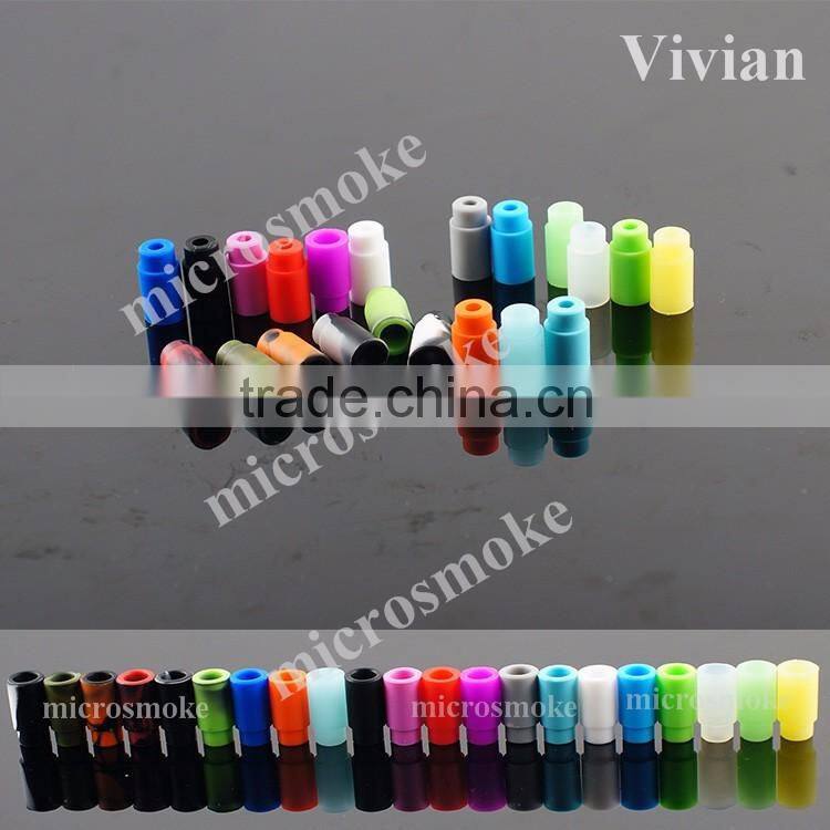 Plastic drip tip silicone rubber 510 drip tip wholesale drip tip vape 21 colour in stock