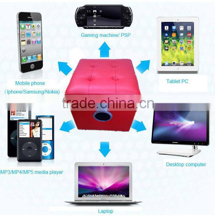 Wholesale Waterproof Wireless Bluetooth Speaker Leather Sofa with Music