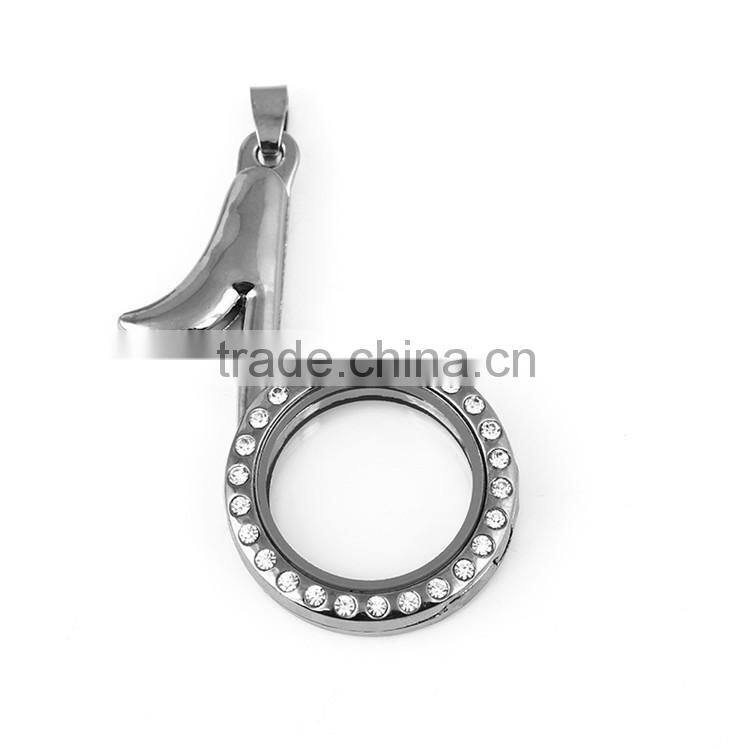 Little Rat Floating Locket Silver Pendant Alloy Floating Locket Pendants Floating Locket Charms