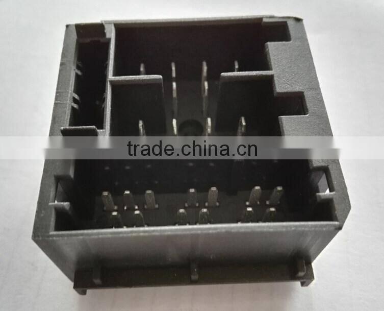 TS16949 factory Car audio iso stereo connector with contact assembly for automobile