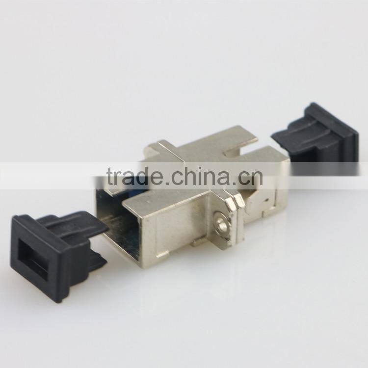 High-quality low-loss metal FTTH APC SC fiber optic adapter