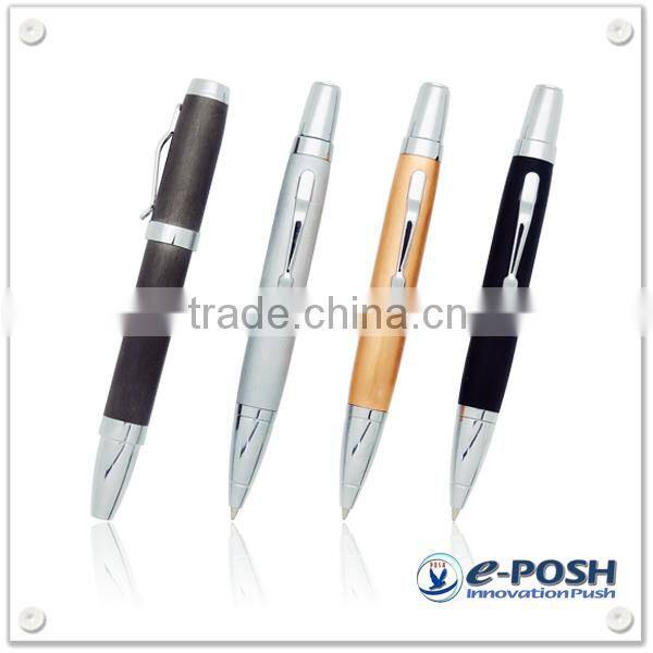 Novelty quality business gift set metal roller tip electric engrave sign ball pen
