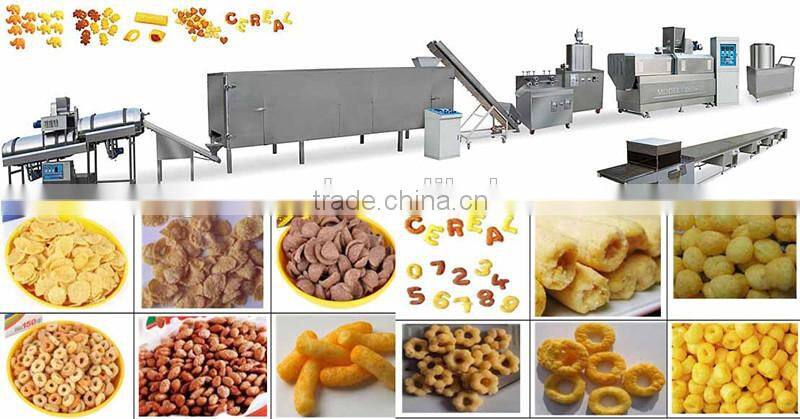Corn flakes/breakfast cereals processing equipment/ production line