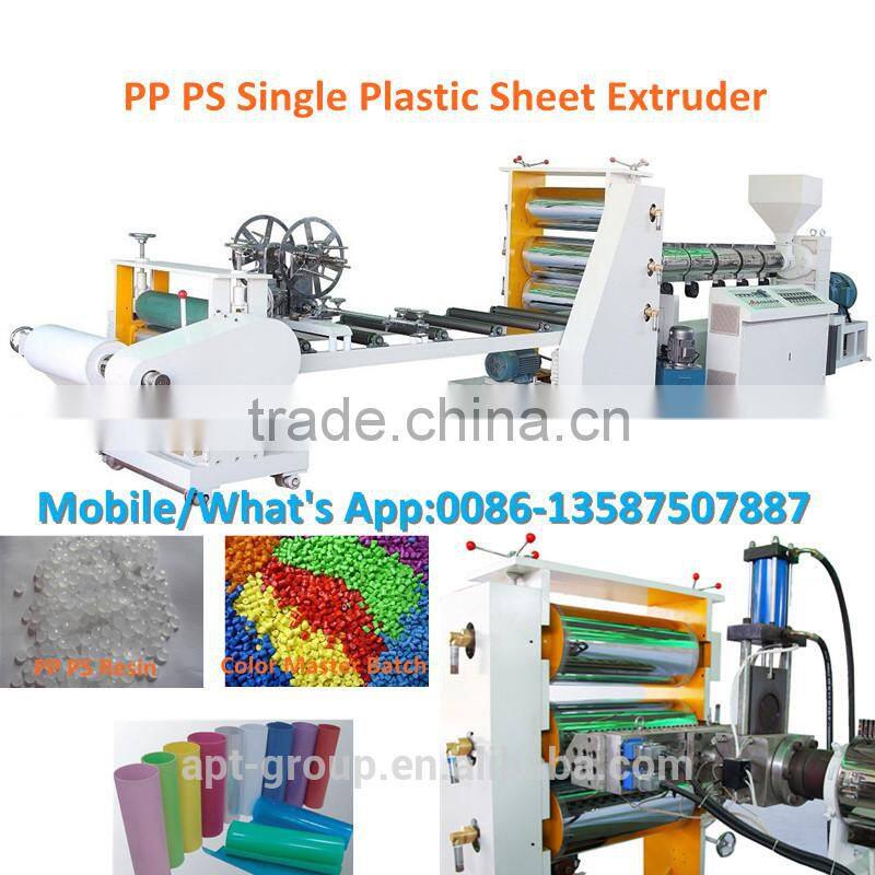 Plastic Sheet Extrusion Machine / PP Sheet Making Machine / PS Sheet Making Machine