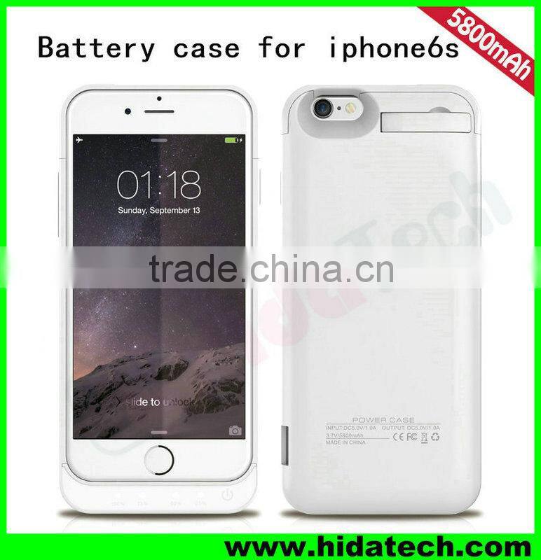 Hot Selling Power Bank Charger for iPhone 6s Battery Case for iPhone 6s for Wholesale