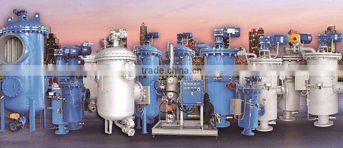 Self clean automatic strainer