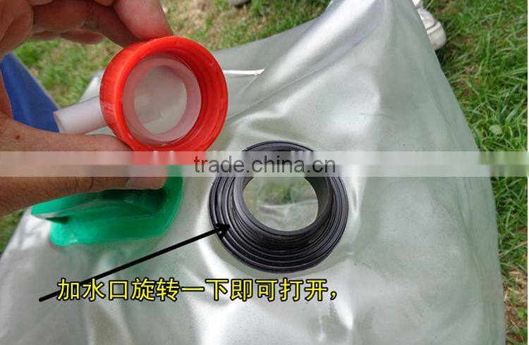 outdoor camping hiking transparent water storage carrier