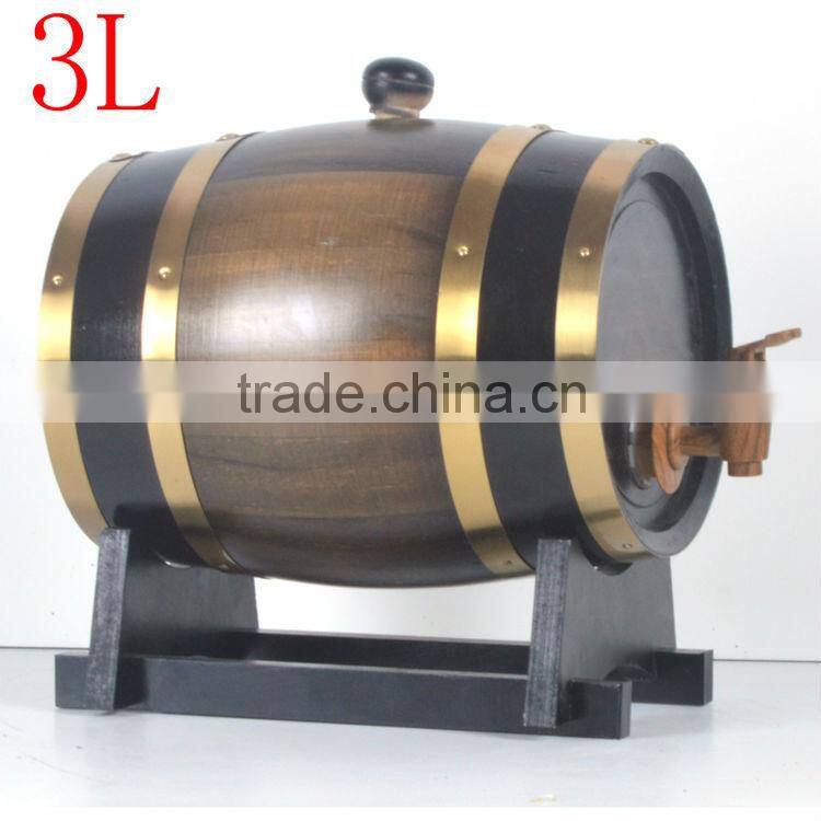 Various sizes and colors wooden barrels for sale