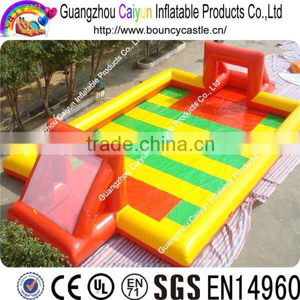 Durable Inflatable Sport Playground Equipment Inflatable Football Soccer Field