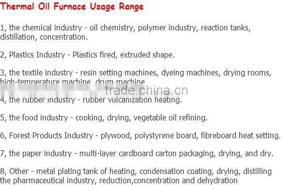 China good supplier Environmental high efficiency thermal oil boiler
