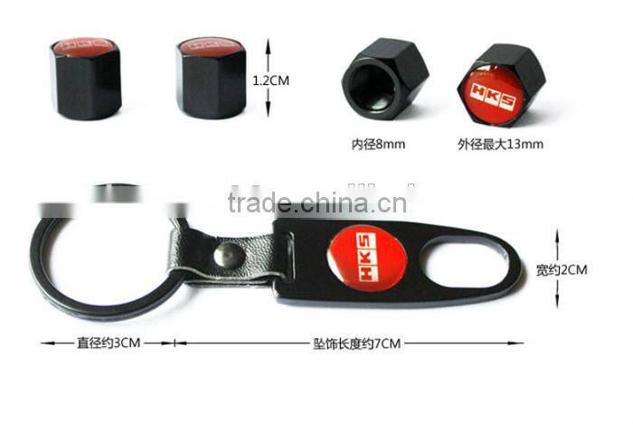 tyres valve caps with New York logo