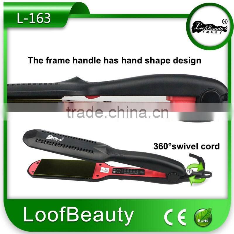 PTC heater, fast heat up titanium flat iron